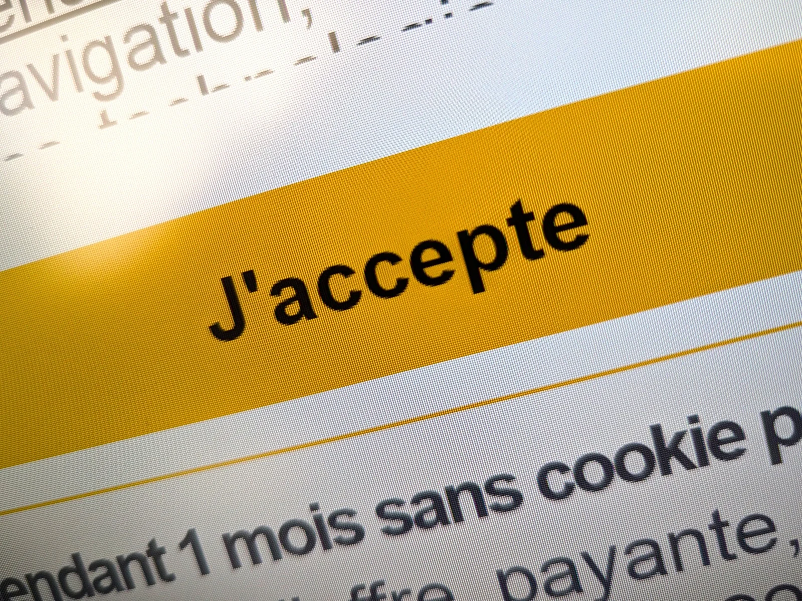 Je vous présente le plus gros manipulateur des applis : le bouton « J&rsquo;accepte », tout en bas des CGU…